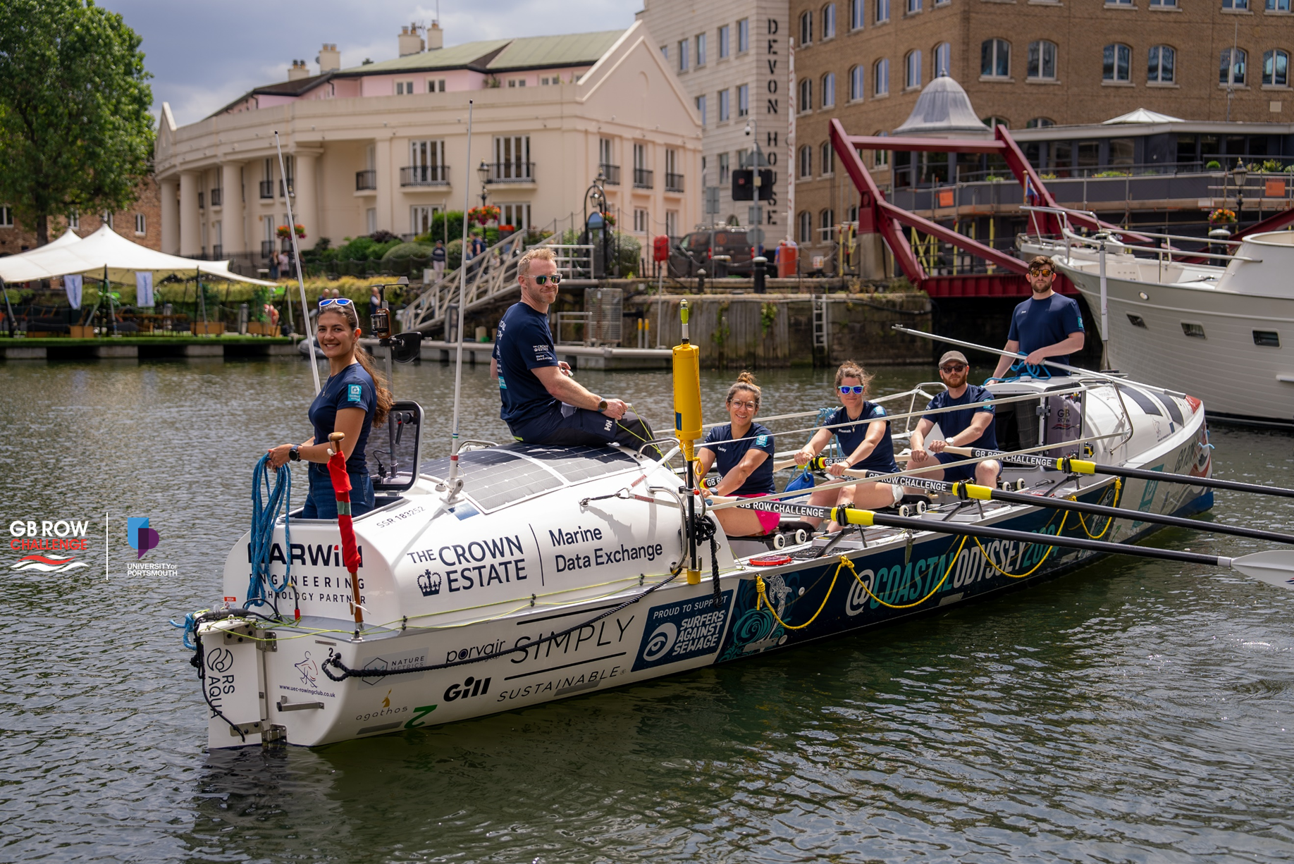 2022-2024, University of Portsmouth, GB Row Challenge, eDNA Data